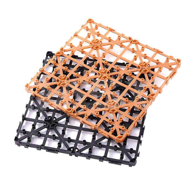 Переплетенная пластиковая основа для пола своими руками 30 x 30 см